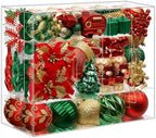 SHareconn 135Pcs Christmas Tree Ornaments Set, Christmas Tree Decorations by SHareconn