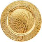 13 Inch Round Elegant Serve ware Charger Plates with Matching Napkin Rings, Wedding, Dinner party, Event - Choose from our Variety of Styles and Quantities (12, Moslem Gold) - Image 5