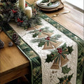 Quilted Table Runner, 3D Floral & Animals Design, Farmhouse Rustic Home Decor, for Dining Table Kitchen Holiday (A05,14x108 inches) by SodaMeow