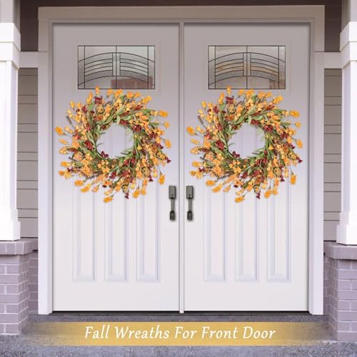 Artgar Fall Wreath, 24 Inch Fall Wreaths for Front Door - Image 6