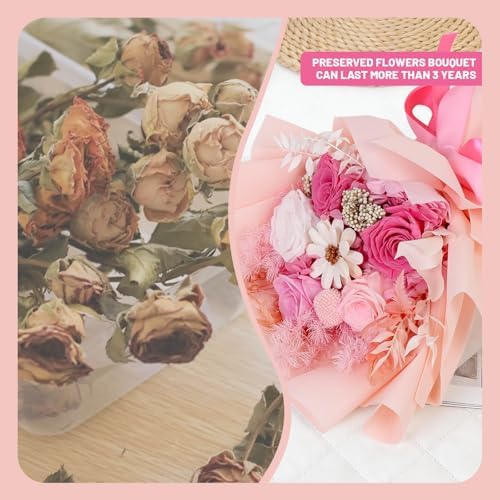 Forever Preserved Women Birthday Gifts Flowers Fresh Bouquet for Delivery - Image 4
