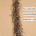 60" Pip Berry Garland - Artificial Spring and Summer Decorative Garland with Burgundy Cream Berries, Perfect for Front Door, Mantel, Centerpiece and Table Display Seasonal Décor - Image 4