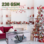 Simgoing 5 Pack Christmas Storage Bags, 9 Ft Christmas Tree Large Bag, 24" Wreath Containers and 25" Garland Packing Tote Moving Bags with Handle Zipper for Artificial Xmas Tree Wreath Garland - Image 5