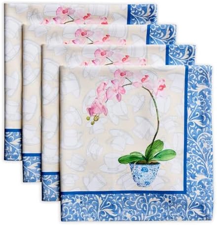 Maison d' Hermine Cloth Napkins Set of 4 Reusable 100% Cotton (20" x 20") by MaisondHermine