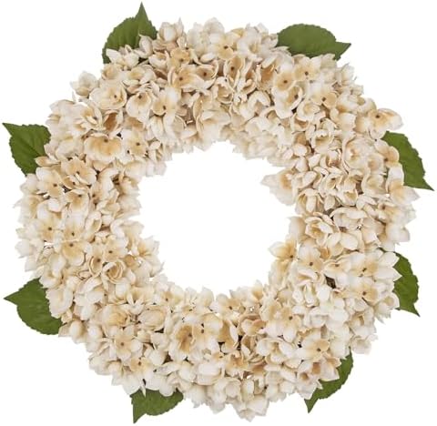 Fall Wreaths for Front Door 22 inch Autumn Wreath with Hydrangeas by Oairse