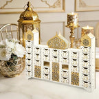 Wooden Ramadan Countdown Calendar, Eid Mubarak Advent Calendar with Drawer, Mosque Shaped Fillable Muslim Ramadan Decoration for Home Holiday Tabletop Decor Gift Party Supply - Image 5