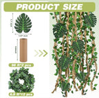 2 Sets Jungle Theme Party Decoration Vine for Classroom,Classic - Image 2