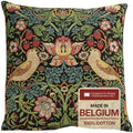 William Morris Strawberry Thief A Blue Tapestry Throw Pillow Cover 18 x 18 by CCharlotteHomeFurnishings