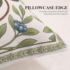 ISAENNE Designer Linen Throw Pillow Cover,Set of 2,28"x12"-Mosella A - Image 7