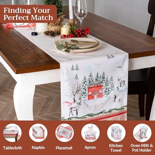 Maison d' Hermine Table Runner 100% Cotton 14.50" x 72" (Double Layer) - Image 4