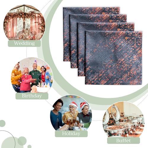 Maison d' Hermine Cloth Napkins Set of 4 Reusable 100% Cotton (20" x 20") - Image 5