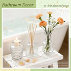 Der Rose 32pcs Clear Bud Vases in Bulk Glass vases for Centerpieces Decor - Image 4