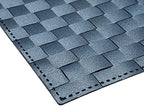 Restaurantware Rectangle Navy Blue Woven Placemat, 16 x 12 in, 6 Pack - Image 6