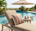 Outdoor/Indoor Sunbrella Throw Pillows Square Set of 2 Pieces 20 inch x 20 inch Beaming Mojave - Cover Only, Insert Not Included - Image 4