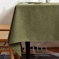 BALCONY & FALCON Rectangle Table Cloth Waterproof Olive 57"x118" by BALCONYFALCON