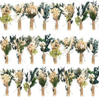 Layhit 24 Pcs Mini Dried Flower Bouquets Boho for Vase, Greenery by ShungLan