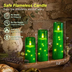 Raycare 7 Pack Flameless Battery Operated Pillar Candles with Remote Timer - Image 3