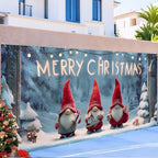 Christmas Garage Door Banner 6x13FT, Cute Christmas Gnomes with Gifts, Large Holiday Garage Door Cover for Outdoor Xmas Decorations, Winter Driveway & Home Exterior Decor - Image 6