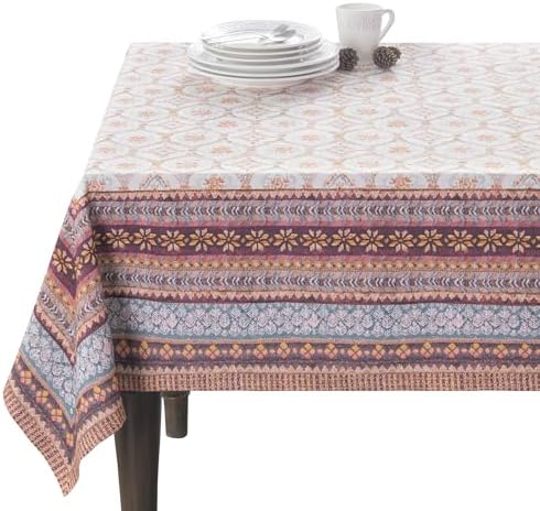 Maison d' Hermine Table Cloth Rectangle Table Reusable 100% Cotton 60"x108" by MaisondHermine