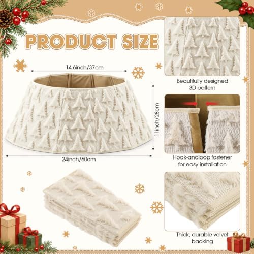 Soulchen Faux Fur Christmas Tree Collar - Image 2