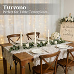 12 Pack Ribbed Clear Glass Candle Holders for Table Centerpieces - Image 4
