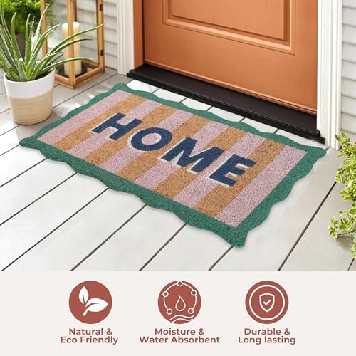 Folkulture Door Mat, Welcome Mat Outdoor Doormats for Home - 16" x 28" - Image 3