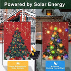 Lighted Christmas Garden Flag for Outside, Xmas Tree (Christmas Tree - Multicolor, 28x40 Inch) - Image 6