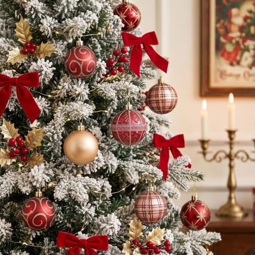 Valery Madelyn 35ct Christmas Tree Decorations Ball Ornaments 2.36 Inches - Image 2