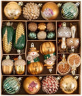 Valery Madelyn 50ct Fall Ornaments Shatterproof Tree Decorations for Home by ValeryMadelyn