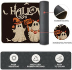 Artoid Mode Ghost Bat Black Halloween Kitchen Mats Set of 2-17x29+17x59 - Image 6