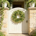 26'' Wreath for Front Door, Artificial Greenery Door Wreaths for Home Decor - Image 4