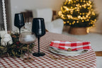 Holidays Cloth Dinner Napkins - 12 Pack, 20"x20", 100% Cotton Christmas Dinner Napkins with Plaid Pattern - Reusable, Washable & Environment-friendly Gingham Cloth Red Napkins for Parties and Weddings - Image 5