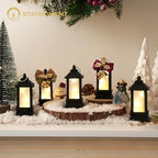 24 Pack Black Mini Lanterns Decorative Indoor, for Wedding Decor - Image 2