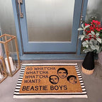 Funny Beastie Boys 'So What'cha Want' Welcome Mat - Coir Doormat, 23.6 x 15.7 Inch - Image 2