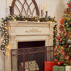 Thiccywoov 12 ft Christmas Wooden Beads Garland, Vintage Xmas Wood Tone - Image 4