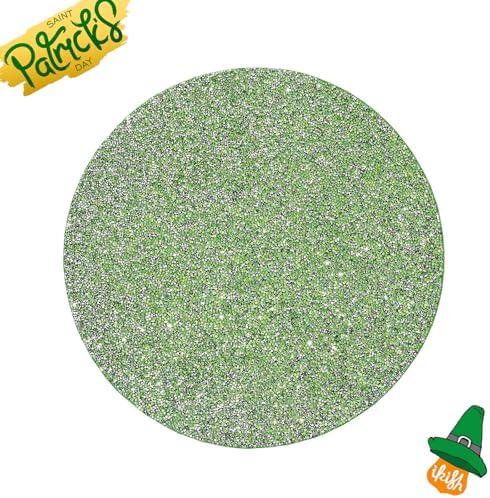 15" Green Rhinestone Round Placemats Set of 4 - Image 4