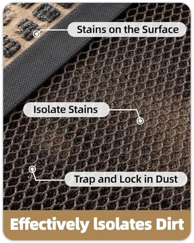 Color&Geometry Outside Welcome Front Door Mat, 48"x72" Brown - Image 5