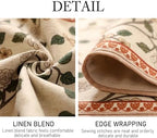 ISAENNE Designer French Linen Table Runner,71"x12"-Flora A - Image 5