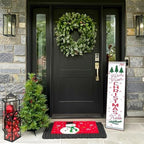 Fraser Hill Farm 36" Frosted Pine Wreath Door Hanging with Pinecones, No Lights, FFWRA036-0SN, Snow - Image 3