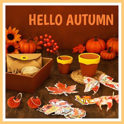 43 Pcs Thanksgiving Tree Ornaments Decorations Tree Topper Hanging Ornaments for Home Fall Holiday Party Decoration - Image 4