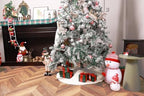 Christmas Tree Skirts 36inch White Faux Fur Xmas Tree Skirt for Christmas Decoration New Year Party Holiday Decorations - Image 6