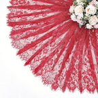Red Lace Tablecloth Rustic Table Fabric 60x120 Inch for Wedding Christmas - Image 5