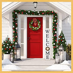 Extra Large 5FT Premium Wooden Interchangeable Welcome Sign for Front Door Porch Sign - 5 ft (58 x 11 Inch) 8 Magnetic Seasonal Tiles, Fall Porch Signs, Holidays and Seasons, Weather Resistance Standing welcome sign Outdoor and Indoor (White) - Image 6