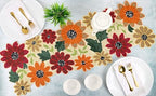 CLEENTABLE Beaded Coastal Table Runner, 13 x 36 in, Multi - Image 2
