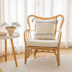 BUIOVBEY Boho Throw Pillow Covers Woven Tufted Pillow Cases with Tassels - Image 4