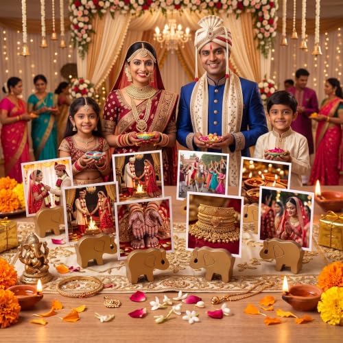 48 Pcs Indian Wedding Decor Ganesha Place Card Holders Diwali Party Favors - Image 5