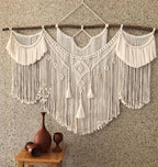 QLBUJ Large Macrame Wall Hanging Natural Driftwood Macrame Tapestry Above Headboard Boho Home Decor for Bedroom Living Room Apartment Wedding Party,38" W X 32" L by Unknown