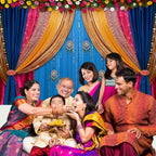 9x6ft Indian Traditional Festival Backdrop India Pooja Diwali Ceremony Photography Background Hindu Wedding Mehndi Party Banner Decorations Photo Studio Props - Image 6