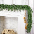 Hananona 4Pcs 6FT Christmas Garlands, Real Touch Norfolk Pine Garland - Image 5