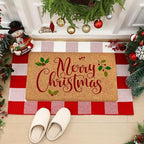 Moucuny 2 Christmas Outdoor Mat, Non Slip by Moucuny